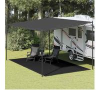 Prix bas - Tapis auvent de caravane-Tapis de tente 300x600 cm Noir （245517410794)