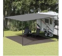 Prix bas - Tapis auvent de caravane-Tapis de tente 400x500 cm Anthracite （977580595519)