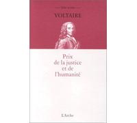 Prix De La Justice Et De L'humanité