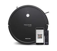 Prixton Aspirateur Robot Roomie Smart avec Grande Puissance d'aspiration 1400 Pa, WiFi et App Mobile, Cartographie du Foyer, Nettoyage Intelligent, Autonome, Balai, Serpillère, Aspire, Gyroscope