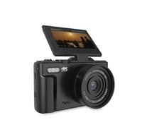 Prixton Caméra Digitale Xplorer DV900, WiFi, App Mobile, Écran Pivotant IPS LCD, Résolution 4K et 64MP, 9 Fonctions Caméra, Batterie Rechargeable Amovible, Autonomie 1,5h, Carte SD jusqu'à 128GB