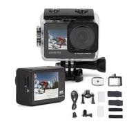 PRIXTON Caméra Sportive Multisport DV670, Caméra Sport, Caméra Vidéo avec Résolution 4K, Double Écran, WiFi et Application Mobile, Stabilisateur Optique, Étanche