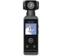 PRIXTON Caméra Vlogging WiFi Snap Pocket, Résolution 5K et 50MP, Écran 1.3" et Corps rotatif 270º, Boîtier étanche 30m Noir