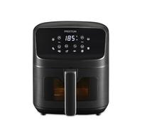PRIXTON Friteuse à Air Cook Organics 4,2 L sans huile, 8 Programmes, écran LED tactile, Fenêtre avec éclairage, 1500 W, Température 80-200 °C, Minuterie 60 min