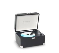 PRIXTON Lecteur CD Portable Boogie, Platine CD et Musique, Intégré dans Haut-parleurs, Bluetooth/USB/AUX, Télécommande, Style Rétro Vintage, Couleur noir, Design Valise Noir G