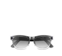 Prixton Lunettes Intelligentes Iris avec Caméra Full HD 1080p, Wi-FI 6 et Bluetooth, Assistant IA (ChatGPT), Traduction en Temps réel, Commande Vocale Hors Ligne, 16 Go, IP54 (Noir Transparent)