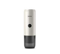 Prixton Machine à Espresso Portable Roma, Compatible avec Café Moulu et Capsules, 19 Bars de Pression, Puissance de 80 W, Réservoir de 80 ml, Arrêt Automatique de Sécurité, Adaptateurs Inclus (Crème)