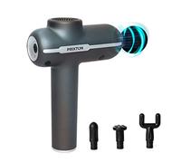 PRIXTON Pistolet de Massage Musculaire Gun Fit Synergy MGF80, Pistolet de massage Professionnel, Puissance 50 Watt, 2700 tr/min, 5 Vitesses, 4 Têtes, Mode Fitness et Physiothérapie, Design sans fil