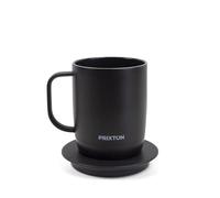 Prixton Tasse Connectée Smart Mug Tempo avec Contrôle de la Température, Tasse en Acier Inoxydable de 300 ml, Écran LED, Étanchéité IPX6, Arrêt Automatique de Sécurité, Autonomie 1,5 h