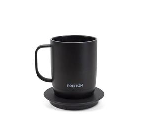 Prixton Tasse Connectée Smart Mug Tempo avec Contrôle de la Température, Tasse en Acier Inoxydable de 300 ml, Écran LED, Étanchéité IPX6, Arrêt Automatique de Sécurité, Autonomie 1,5 h