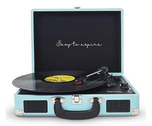 PRIXTON VC400 Tourne-disque à entraînement direct Bleu Manuel