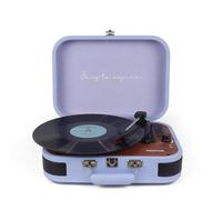PRIXTON VC600 - Platine Vinyle Tourne-Disque Vintage, Lecteur de vinyles et de Musique Via Bluetooth et USB, 2 Haut-parleurs intégrés, Design Mallette, Couleur Lilas