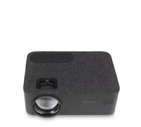 PRIXTON Vidéoprojecteur Portable Lumière, Projecteur avec 5000 lumens et 100 ANSI Lumen, Résolution Full HD, Connexion HDMI/USB/MicroSD/AUX/AV in, Haut-parleurs intégrés, Télécommande, Couleur Noir