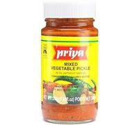 Priya Cornichon végétal mélangé (huile sans ail) - 300 g