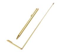 Priyyiu 2 Tiges de RadiesthéSie, Tiges de Divination RéTractables, Tiges de Stylo Portable en Forme de L, pour Outils de Chasse Aux FantôMes, de Divination, Etc.