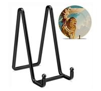 Priyyiu Supports de Plaque de 6 Pouces pour Affichage, Support de Cadre en Métal, Plaque Décorative, Livre, Chevalet Photo, Installation Facile, Facile à Utiliser