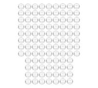 Prizes Fillable Eggs, Empty Round Balls with Secure Closure, 100 Piece