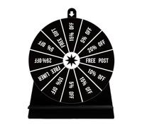 Prizes Spin Wheel - 5,91 x 7,87 pouces Party Game, Event Spinner, Portable Fortune Style Entertainment Tool for Celebrations | Multipurpose Creative Wedding Activity Encouraging Fun Participation