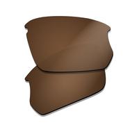 Prizo ORL Verres de rechange polarisés anti-reflets pour lunettes de soleil Oakley Bisphaera OO9400 (marron)