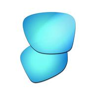 Prizo ORL Verres de rechange pour lunettes de soleil Oakley Leffingwell OO9100 - Multicolore (Ice Blue Iridium)
