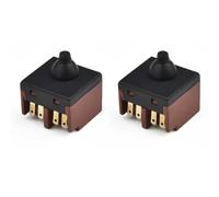 PRIZOM 2 Pièces Interrupteur de Meuleuse D'Angle Interrupteur à Bouton-Poussoir de Remplacement pour Meuleuse D'Angle 100 Accessoire de Polisseuse Pièces D'Outils électriques