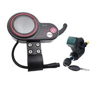 PRIZOM QS-S4 Accélérateur avec écran LCD 72 V + clé de verrouillage d'allumage 3 broches uniquement pour trottinette électrique Zero 11X 6 broches