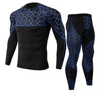 PRJN Ensemble Compression Homme Tenue Sport Fitness Vêtement Running Shirt Compression Legging Collant Sport Running Jogging Cyclisme Ensemble Compression Homme Tenue Sport Fitness Vêtement Running