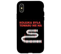 PRL Queue Kolejka Byla Towaru Nie Ma Design Coque pour iPhone X/XS
