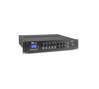 Power Dynamics Amplificateur 2 zones PRM1202 100V 2x120W Bluetooth MP3 Noir