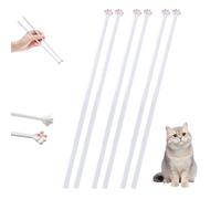 Prmape 3 Paires Baguette Pattes de Chat, Cat Paw Chopsticks de Plastique, Baguette Chinoise Mignonne, Baguettes Griffe de Chat pour Sushis, Ramen, Plats Asiatiques
