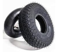 PRMTYUP Ensemble Chambre à Air Et Pneu ExtéRieur 4.00-5 pour Mini-Scooter, Pneus Pneumatiques pour La Route, pour Scooter éLectrique pour Personnes âGéEs PièCes De Rechange,Noir