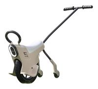 PRMTYUP Monocycle D'éQuilibre 2-en-1 pour Tout-Petits (12 Pouces), Monocycles LéGers avec éClairage/PoignéEs/Roues Auxiliaires, VéLo-Poussette à Pousser (Parent-Enfant),Kaki