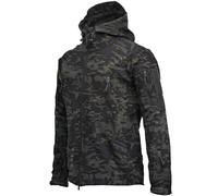 PRMTYUP Vestes Softshell Militaires, Veste Tactique Militaire pour Homme, Vestes Softshell Tactique ImperméAble pour L'ExtéRieur (Hiver), Vestes De Chasse avec Capuche,007,XL