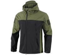 PRMTYUP Vestes Softshell Militaires, Veste Tactique Militaire pour Homme, Vestes Softshell Tactique ImperméAble pour L'ExtéRieur (Hiver), Vestes De Chasse avec Capuche,008,M