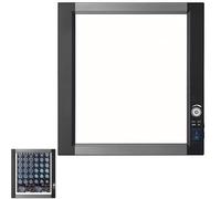 PRMTYUP Visionneuse De Films Radiographiques Portable à LED, éClairage pour Films Radiographiques, Instrument De Visualisation avec Support, Luminosité RéGlable De 0 à 100%,19x19.5in/48x50cm