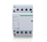 PRNDKYQZ Contacteur modulaire 40 A 100 A 4 pôles 63 A 4 NO 4 NC 2 NO 2 NC 220 V 110 V 24 V, contacteur Domestique Automatique, Type Rail DIN ICT50/60 Hz, 1 pièce(4P 63A 4NC DC24V)