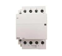 PRNDKYQZ Contacteur modulaire Automatique ICT-63A 40A 100A 4P 2P 4NO ou 2NO2NC 110V 220V for Usage Domestique, Type Rail DIN, 1 pièce(40A 4NO AC220V)
