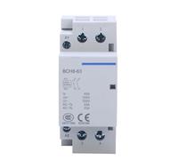 PRNDKYQZ Contacteur monophasé ICT 63 A 2P for Rail de Guidage, contacteur Domestique for Maison Intelligente 2 NO/2 NC 1 NO + 1 NC 24 A 110 A 230 A 1 pièce(63A 2NO 110V)