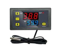 PRNDKYQZ Contrôleur de température numérique Miniature W3230 1-220 V, Thermostat avec capteur.(Type C)