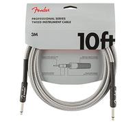 Fender Professional Series 10' Instrument Cable White Tweed