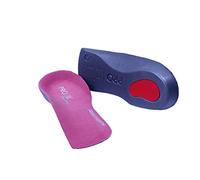 PRO 11 WELLBEING 1 paire de semelles orthopédiques 3/4 Slim Fit avec talonnette pour fasciite plantaire (38/39, rose)