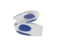 PRO 11 WELLBEING Lot de 2 paires de talonnettes orthopédiques en gel transparent pour le traitement de la fasciite plantaire (rose, 40-40)