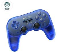 Pro 2 Bluetooth Manette, Joystick À Effet Hall, Manette Sans Fil Compatible Avec Switch, Apple, Windows, Steam Deck, Android Et Raspberry Pi (Bleu)