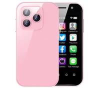 Pro 2GB + 16 go Mini Pocket Smart Phone 4G Double Carte 2000mAh Téléphone Mobile - Rose
