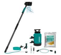 PRO 3K Brosse de lavage télescopique en carbone 7,50m et filtre à eau DI - Set complet