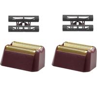 Pro 5 Star Series Finale Shaver Replacement Foil and Cutter Bar Assembly Compatible avec le rasoir Wahl modèle 7031-100/7043-100 - Pour le rasage masculin - 2 pièces (noir) (noir) (noir)