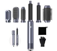 Pro Air Styler 6 In 1 Hair Styler Avec 1000W Airbrush Hair Styler Seche Cheveux, Brosse Soufflante, Brushing Brosse Soufflante, Auto Boucleur a Air, pour Sécher, Boucler, Lisser