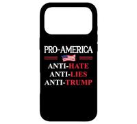 Pro America Anti Trump Hate Lies Resist Sign Anti Trump Flag Coque pour iPhone 17 Pro Max