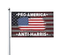 Pro-Amérique Anti-Kamala Harris Bannière 90X150Cm Double Face Résistant Bannière Cour Drapeaux Pour Ferme Intérieure Fêtes