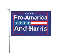 Pro-Amérique Anti-Kamala Harris Décoration Bannière 90X150Cm Durable Éclatantes Bannière Cour Drapeau De Cour Pour Chambres Dortoirs Ferme